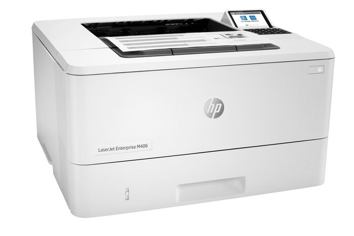 HP LaserJet Enterprise M406dn - Imprimante Laser Monochrome 40 ppm, Impression Recto-Verso Auto, Sécurité Dynamique, Port USB