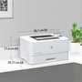 HP LaserJet Enterprise M406dn - Imprimante Laser Monochrome 40 ppm, Impression Recto-Verso Auto, Sécurité Dynamique, Port USB