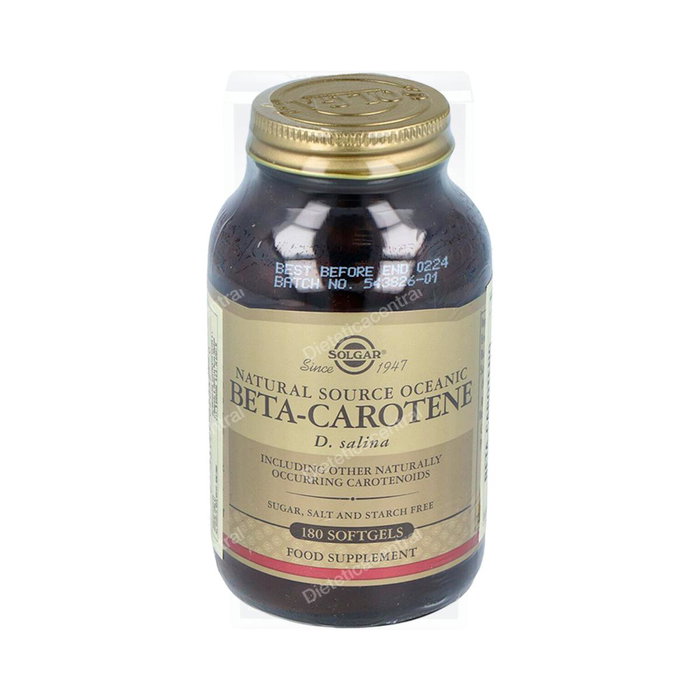 SOLGAR Bêta-Carotène Océanique 7 mg 180 capsules molles SOLGAR Bêta-Carotène Océanique 7 mg 180 capsules molles