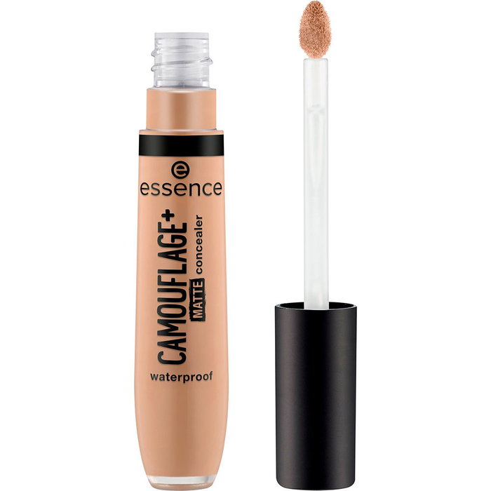 Essence Correcteur Anti-Cernes Waterproof Camouflage+ Matte n° 120 Teinte Claire Neutre 8 ml - Couvrance Totale et Tenue Longue Finition Naturellement Mate