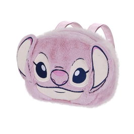 Karactermania Mochila Angel - Sac à dos en peluche avec visage et cœur - 20 x 25 x 12 cm - Rosa - Polyester - À partir de 36 mois