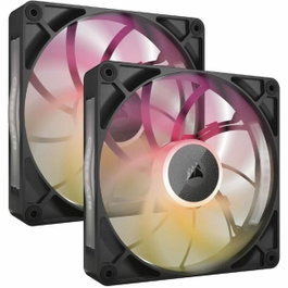 Corsair Kit de démarrage ventilateurs iCUE LINK RX140 RGB Max Dual Fan, 14 cm, Noir