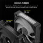 Corsair Kit de démarrage ventilateurs iCUE LINK RX140 RGB Max Dual Fan, 14 cm, Noir