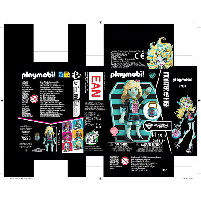 Playmobil Lagoona Blue Monster High 71998
