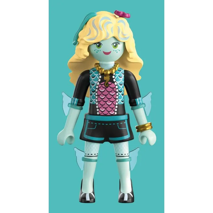 Playmobil 71998 Figurine Monster High Lagoona Blue, Jeu de Construction avec Accessoires, Jouet pour Enfants dès 4 Ans