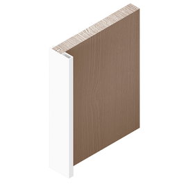 HERRAJES ALK Tirador de profil Ducado 2,75 cm en finition argent mat avec poignées blanc et noir