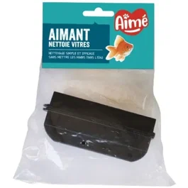AIMÉ Aimant nettoyeur pour vitres d'aquarium 10 cm - Pour un nettoyage facile et efficace sans se mouiller les mains