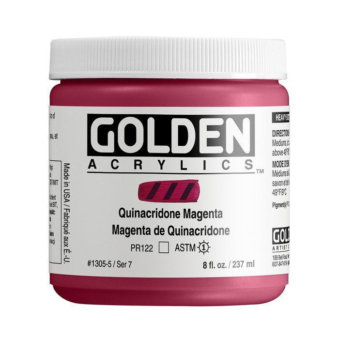 Golden Quinacridona Magenta Heavy Body Golden Quinacridona Magenta Heavy Body