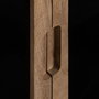 Buffet BURNIE Noir Naturel Verre Bois de manguier 162 x 41 x 83 cm