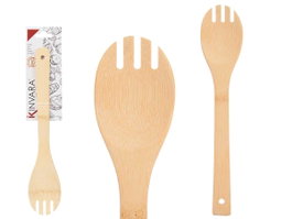 KINVARA Fourchette Bambou Cuisine Marron (Lot de 24)