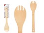 KINVARA Fourchette Bambou Cuisine Marron (Lot de 24)