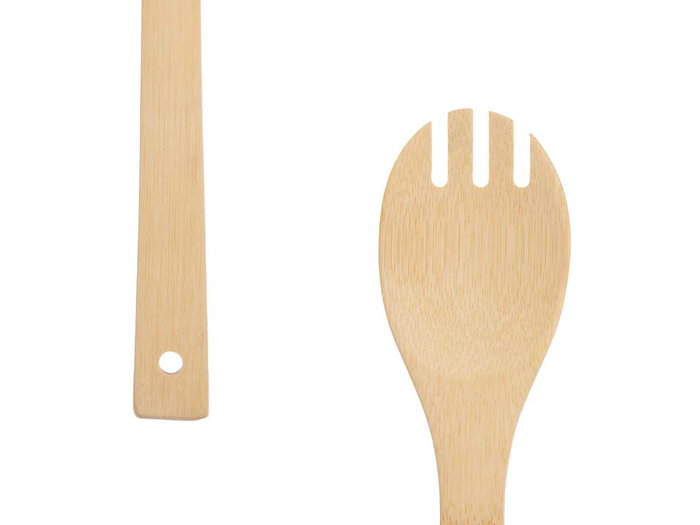 KINVARA Fourchette Bambou Cuisine Marron (Lot de 24)
