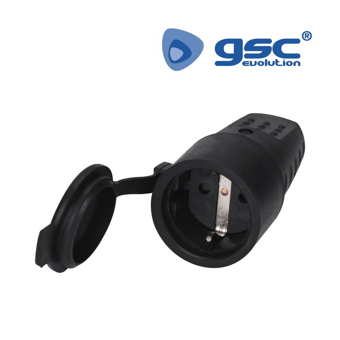 GSC Evolution Base aérienne avec couvercle étanche en caoutchouc 4,8mm Noir GSC Evolution Base aérienne avec couvercle étanche en caoutchouc 4,8mm Noir