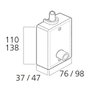 Cambesa Torno persiana empotrado blanco (80 kg)