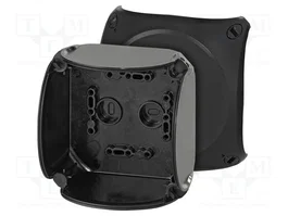 HENSEL Boîtier de raccordement ENYCASE® noir IP66 104x104x70mm