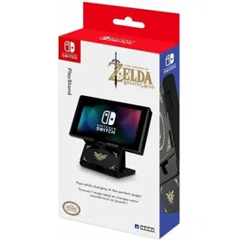 Hori - Support pliable officiel Nintendo Switch Playstand - The Legend of Zelda - Angle ajustable 3 positions - Charge en jeu - Noir