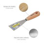 WOLFPACK LINEA PROFESIONAL Spatule à manche en bois, lame 50 mm