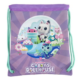 CYP BRANDS Sac Malle La Casa de Muñecas de Gabby - Malle Scolaire et de Plage Pratique pour Garderie, Jouets et Vêtements