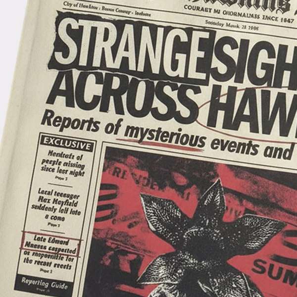 Cerdá Sacoche Shopping Stranger Things Rouge