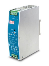 Planet PWR-75-24 Unité d'alimentation industrielle sur rail DIN 24V DC
