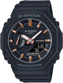 Casio G-SHOCK Montre résistante aux chocs multifonctions - Éclairage LED, boîtier résine renforcée carbone - Noir