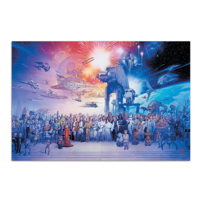 ERIK Poster Star Wars : Personnages du Legado, impression papier brillant 150 g, 91,5 x 61 cm ERIK Poster Star Wars : Personnages du Legado, impression papier brillant 150 g, 91,5 x 61 cm