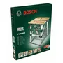 Bosch 0603B05200 PWB 600 Établi de travail pliant en aluminium avec surface en bambou, mâchoires de serrage flexibles (680 x 680 mm)