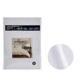 GIFTDECOR Set de 3 Draps Gris