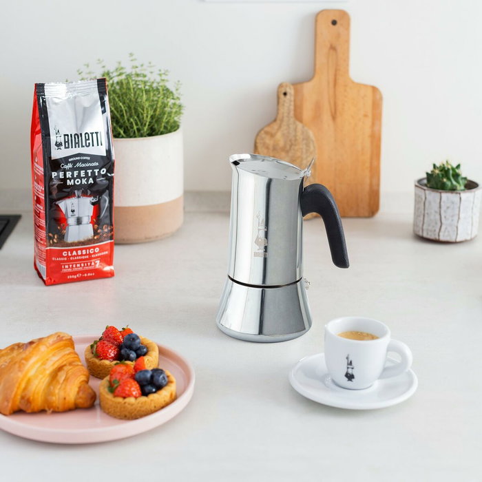 Cafetière Italienne Bialetti NEW VENUS Argenté Métal Acier inoxydable Cafetière Italienne Bialetti NEW VENUS Argenté Métal Acier inoxydable