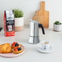 Cafetière Italienne Bialetti NEW VENUS Argenté Métal Acier inoxydable
