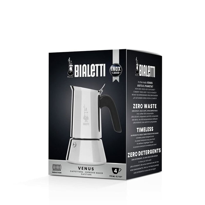 Cafetière Italienne Bialetti NEW VENUS Argenté Métal Acier inoxydable Cafetière Italienne Bialetti NEW VENUS Argenté Métal Acier inoxydable