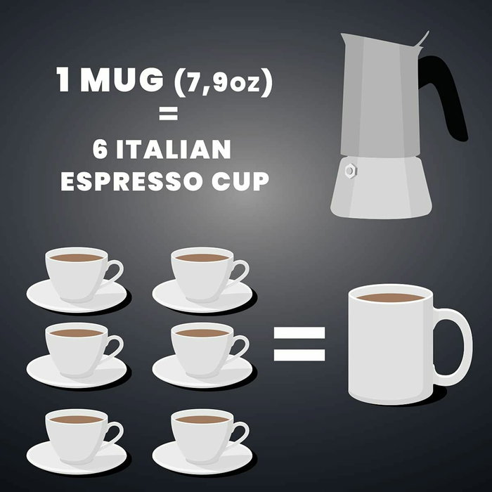 Cafetière Italienne Bialetti NEW VENUS Argenté Métal Acier inoxydable Cafetière Italienne Bialetti NEW VENUS Argenté Métal Acier inoxydable