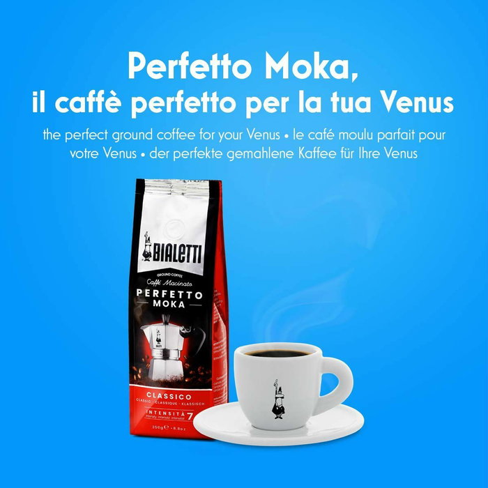 Cafetière Italienne Bialetti NEW VENUS Argenté Métal Acier inoxydable Cafetière Italienne Bialetti NEW VENUS Argenté Métal Acier inoxydable