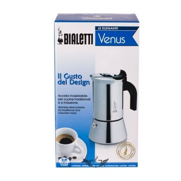 Cafetière Italienne Bialetti NEW VENUS Argenté Métal Acier inoxydable Cafetière Italienne Bialetti NEW VENUS Argenté Métal Acier inoxydable