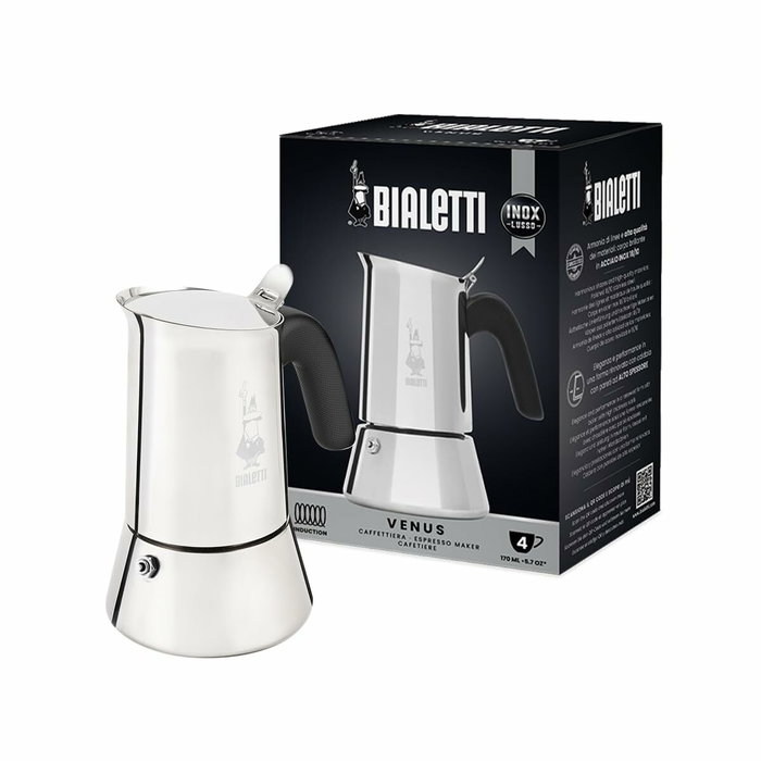 Cafetière Italienne Bialetti NEW VENUS Argenté Métal Acier inoxydable Cafetière Italienne Bialetti NEW VENUS Argenté Métal Acier inoxydable