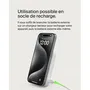Belkin Batterie Externe Magnétique de Recharge Sans Fil pour iPhone, Blanc
