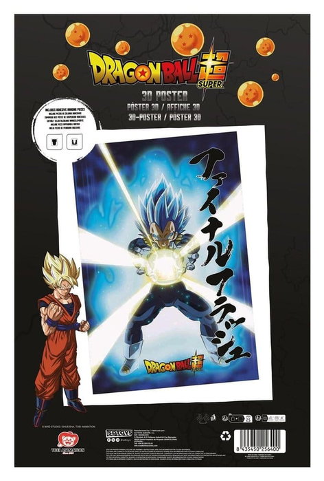 SD Toys Poster 3D Vegeta Universe Survival Dragon Ball Super 58x38cm