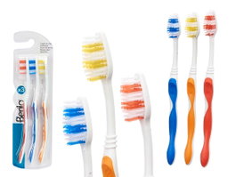 BERILO Set de 3 brosses à dents