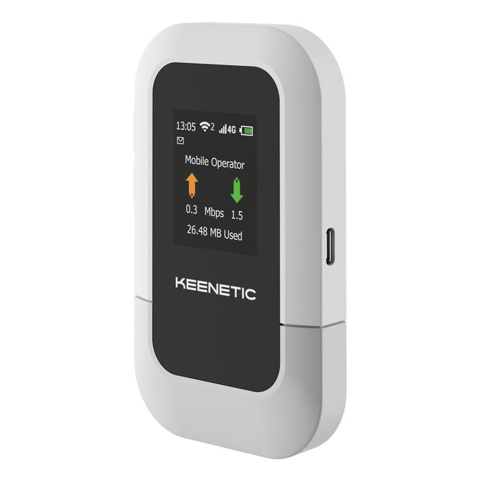 Modem Keenetic ROAMER 4G USB USB-A - USB-C USB-C 3.2 Gen 1 (3.1 Gen 1) Wi-Fi