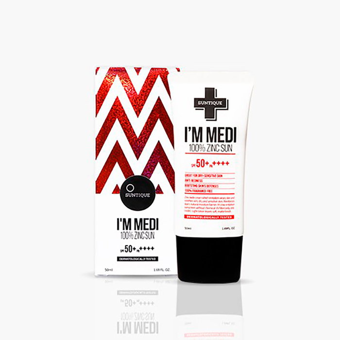 Suntique I'M MEDI 100% Zinc Sun SPF50+ Crème Solaire 50 ml