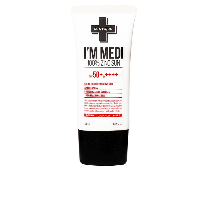Suntique I'M MEDI 100% Zinc Sun SPF50+ Crème Solaire 50 ml