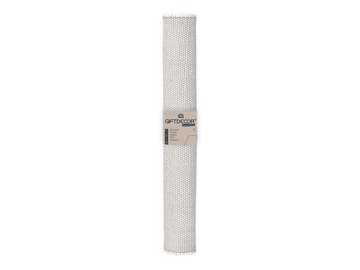 Giftdecor Tapis Artisanal Gris Clair 80 x 140 cm, 65% Polyester 35% Coton (Set de 6)