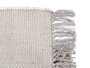 Giftdecor Tapis Artisanal Gris Clair 80 x 140 cm, 65% Polyester 35% Coton (Set de 6)