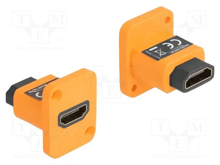 DELOCK Module HDMI D-Type Orange 24mm DELOCK Module HDMI D-Type Orange 24mm
