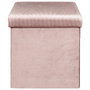 Home Deco Factory Pouf Pliable Giulia Rose Palo