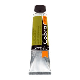 Cobra Peinture à l'huile miscible à l'eau Jaune transparent vert 281, 40 ml