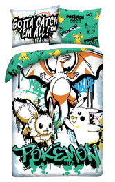 Pokémon parure de lit Ver. 18 140 x 200 cm / 70 x 90 cm