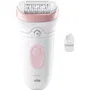 Braun SILK EPIL 7 SE 7-000 Épilateur électrique sans fil - 2 vitesses - Utilisation sèche ou sous l'eau - Autonomie 40 min - Blanc / Rose