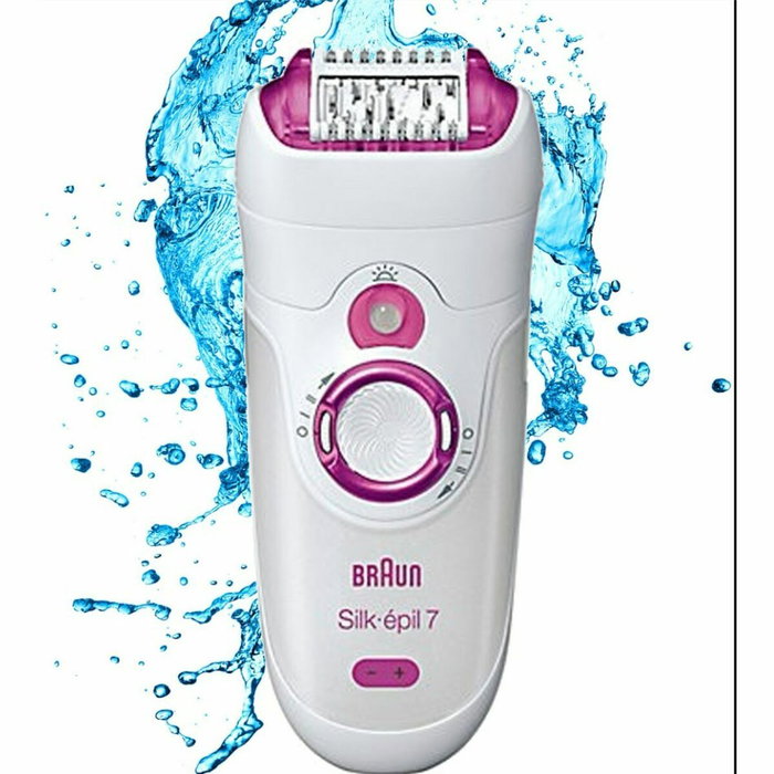 Braun Silk-épil 7 SE 7-000 Épilateur électrique sans fil - Blanc / Rose