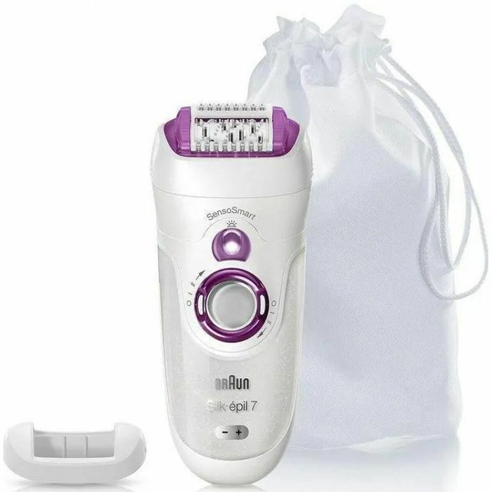 Braun Silk-épil 7 SE 7-000 Épilateur électrique sans fil - Blanc / Rose